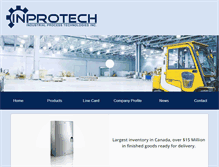 Tablet Screenshot of inprotechinc.ca